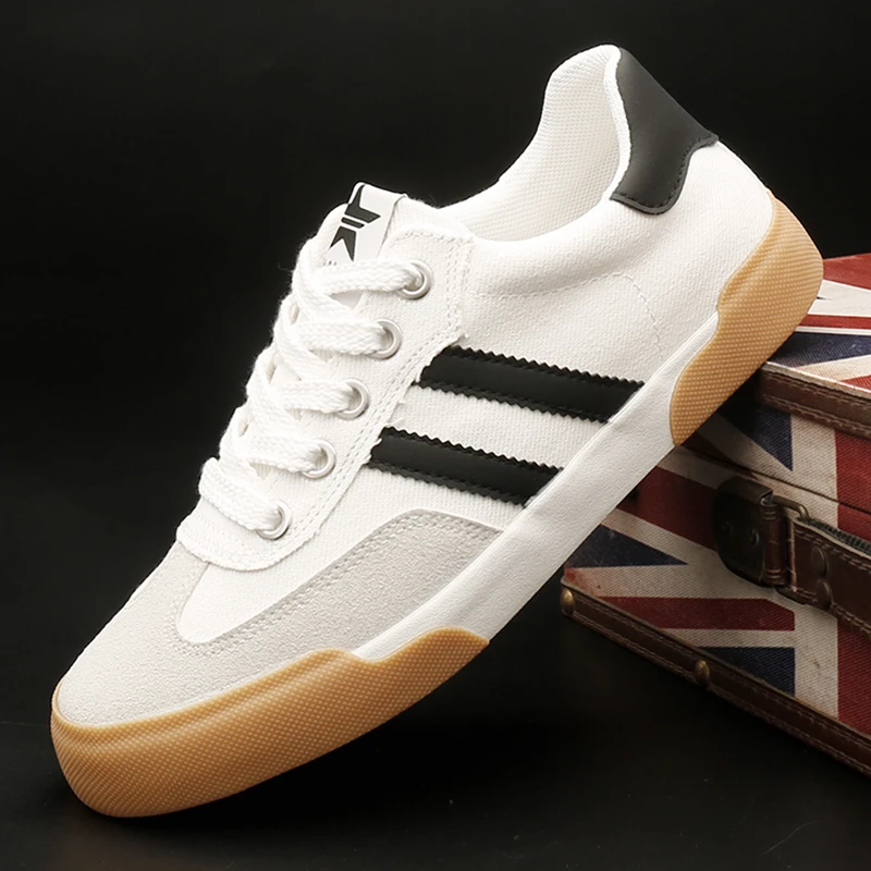 25133m 春季低帮系带布鞋复古潮流时尚薄款男士夏季透气百搭板鞋