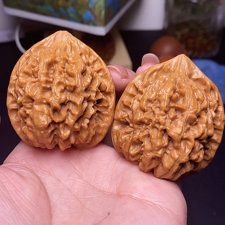 桃核吊坠文玩核桃46官帽41