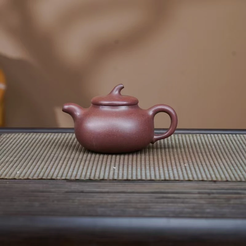 XLL老天青【茄瓜】宜兴黄龙山原矿手工紫砂壶