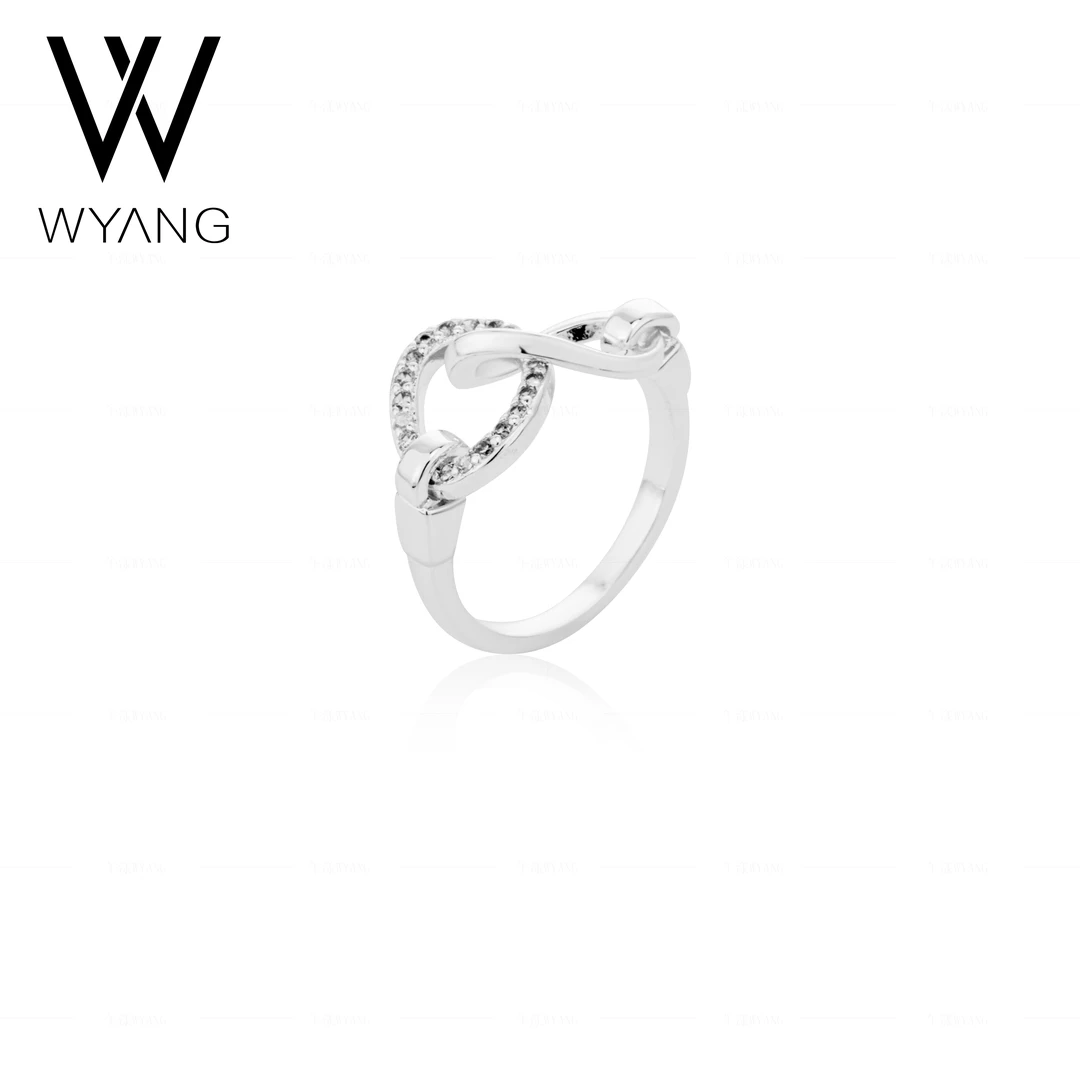 WYANG午漾 轻奢小众环环相扣戒指F093