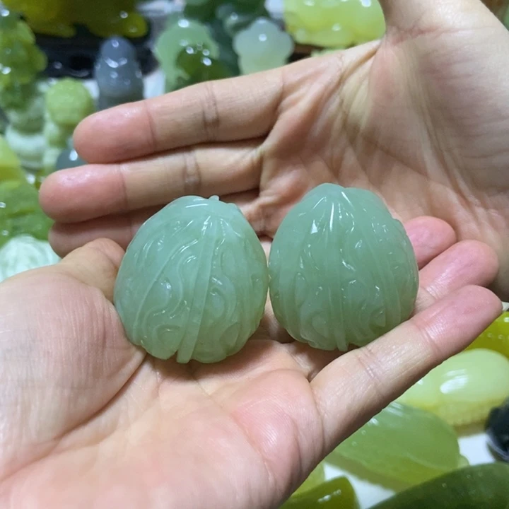 【闪购商品】未镶嵌蛇纹石玉把件