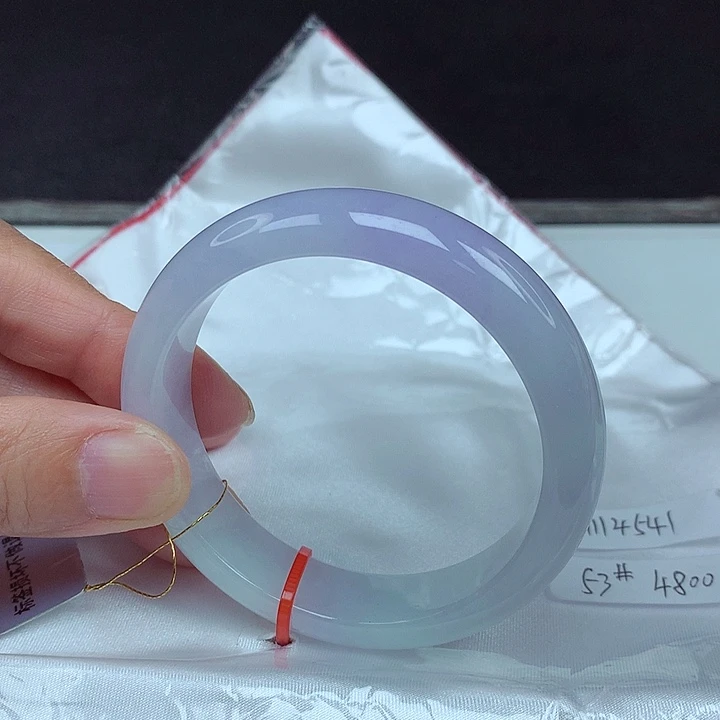 翡翠未镶嵌手镯53圈4541