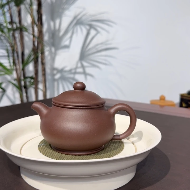 茶壶紫砂五号井紫泥潘壶微瑕特价