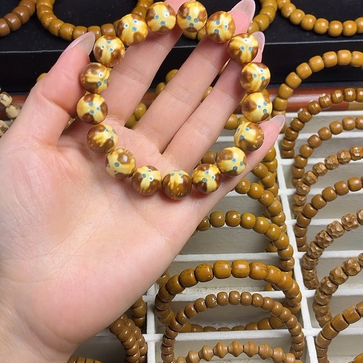 無***謂紫金鼠手串实心鼠火焰镶嵌手串13