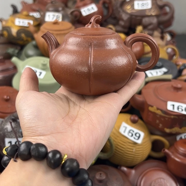 紫砂茶壶口磕碰了