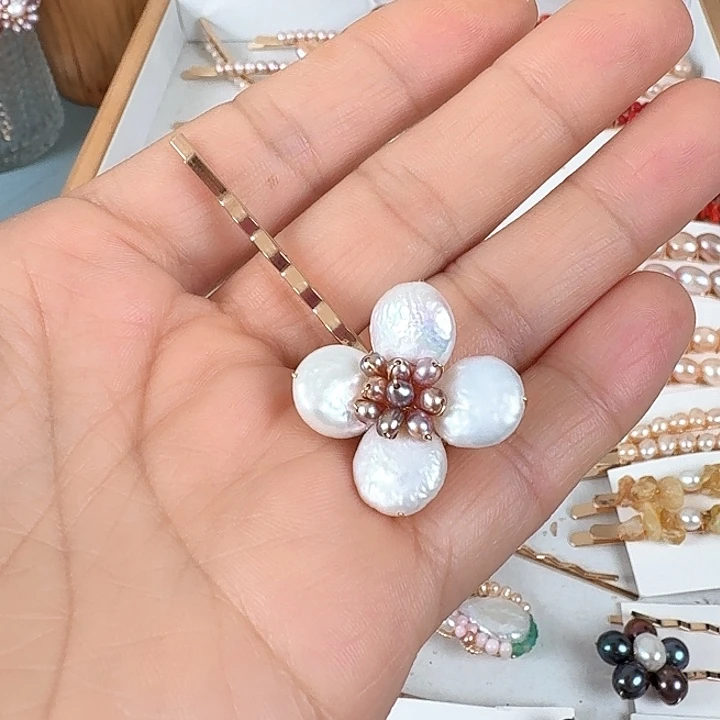 未镶嵌淡水珍珠发饰