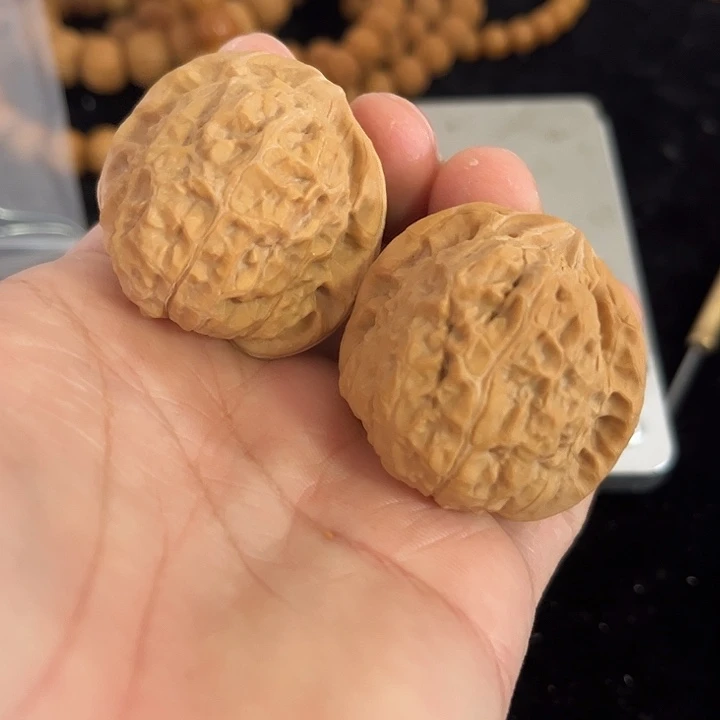 把件文玩核桃40左右练手南瓜墩，编号004