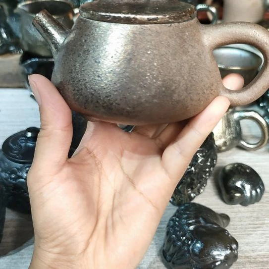 建水紫陶柴烧特价壶