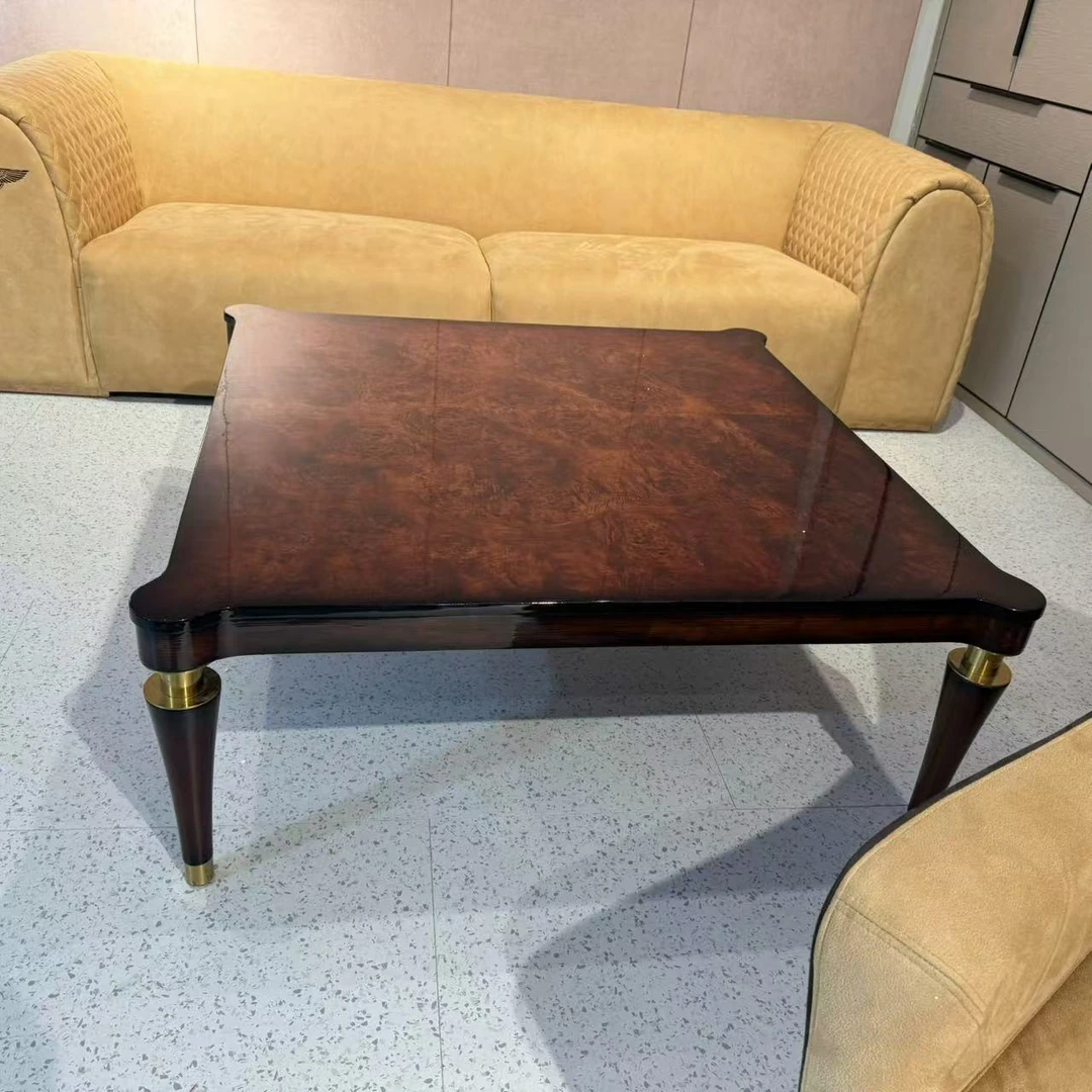 宾家系列茶几家具1200-1200-470钢琴烤漆工艺-意式轻奢