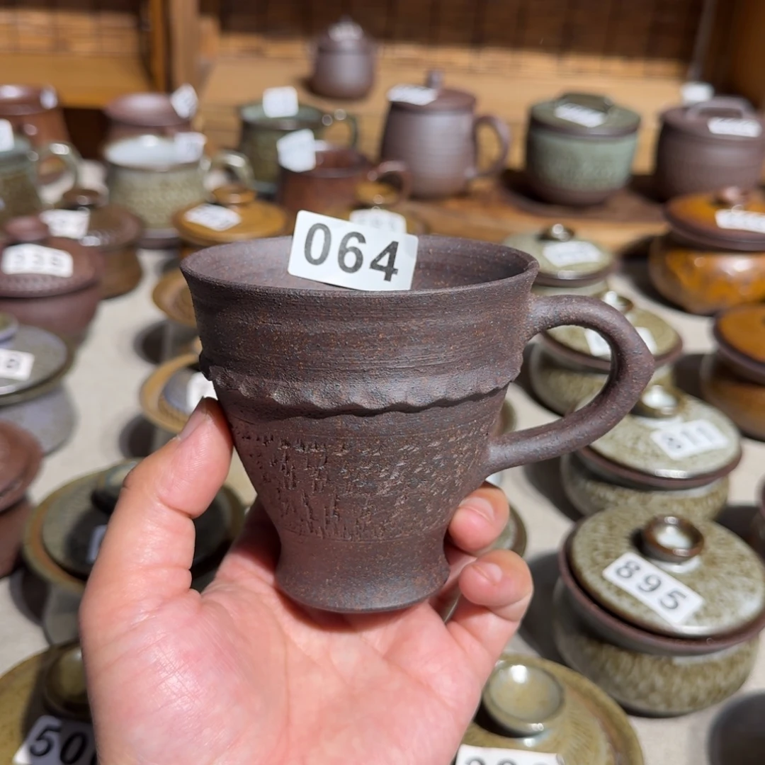 粗瓷茶具素色盖碗