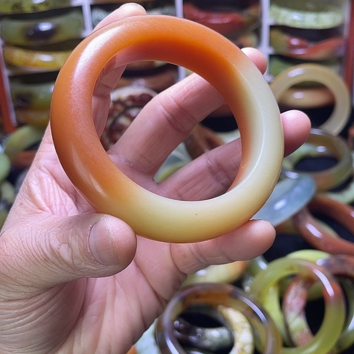 蛇纹石玉合金手镯