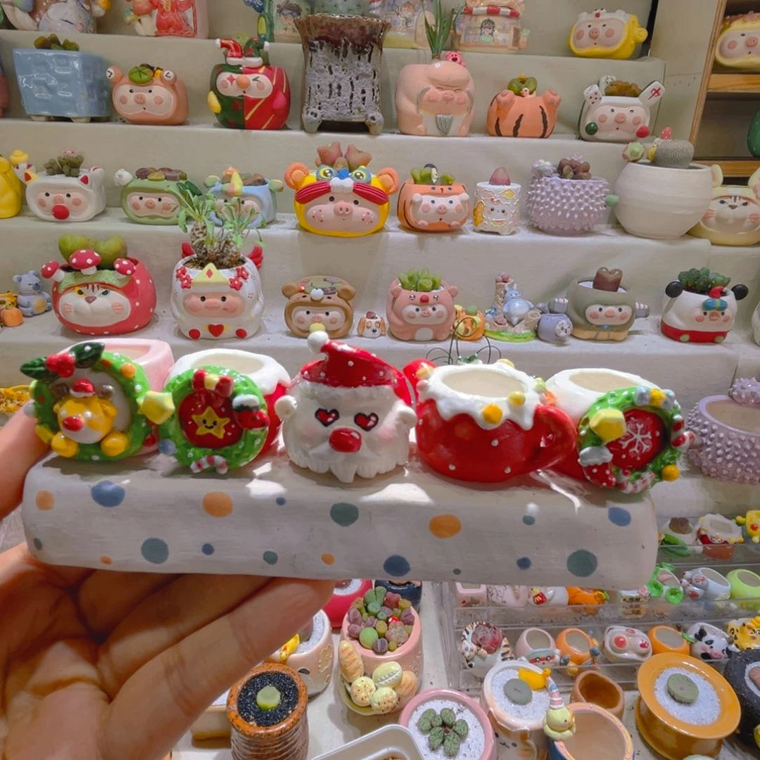 051纯手工制作重工盆盆25一个