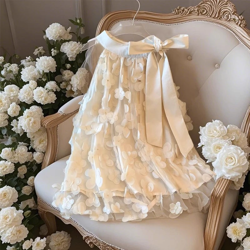 运补~法式系带挂脖雪纺背心女夏季新款心机高级感花朵衬衫无袖上