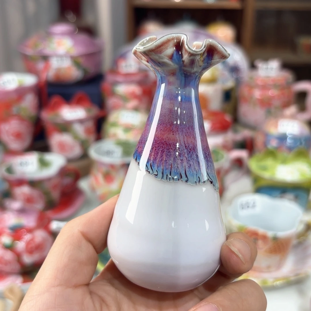景德镇手绘高温釉下彩陶瓷茶具