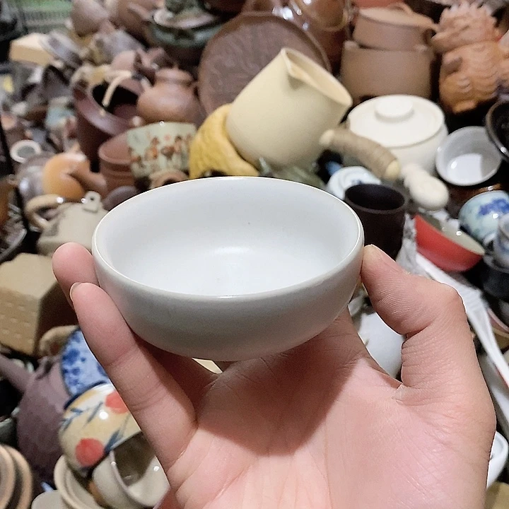 瓷片荷花开着玩笑开不得一道去的