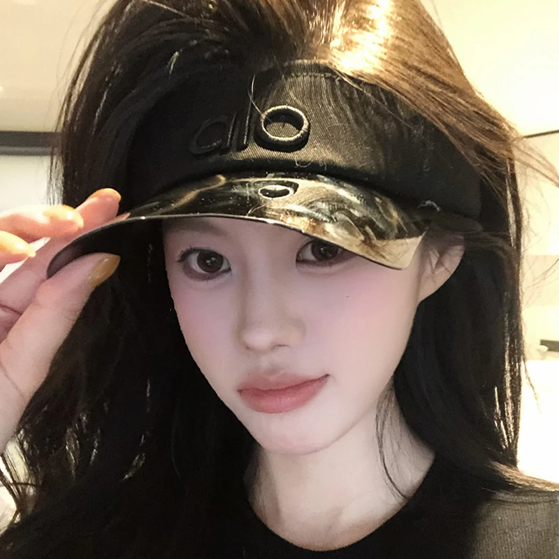 alo跑步空顶帽女夏季渐变户外动导汗遮阳防紫外线网球帽女款帽子