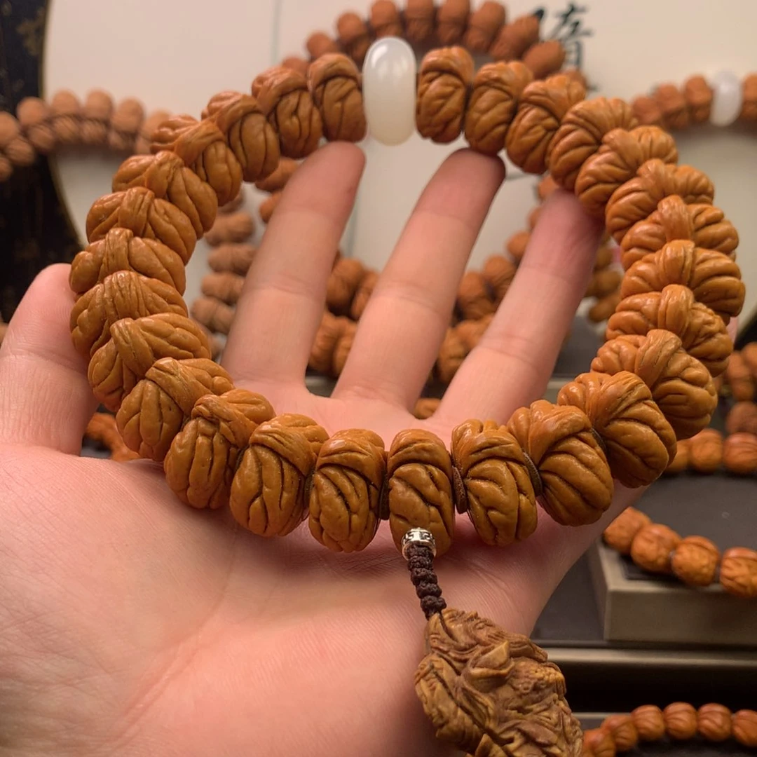 【闪购商品】桃核手串土**子24霸王龙手持