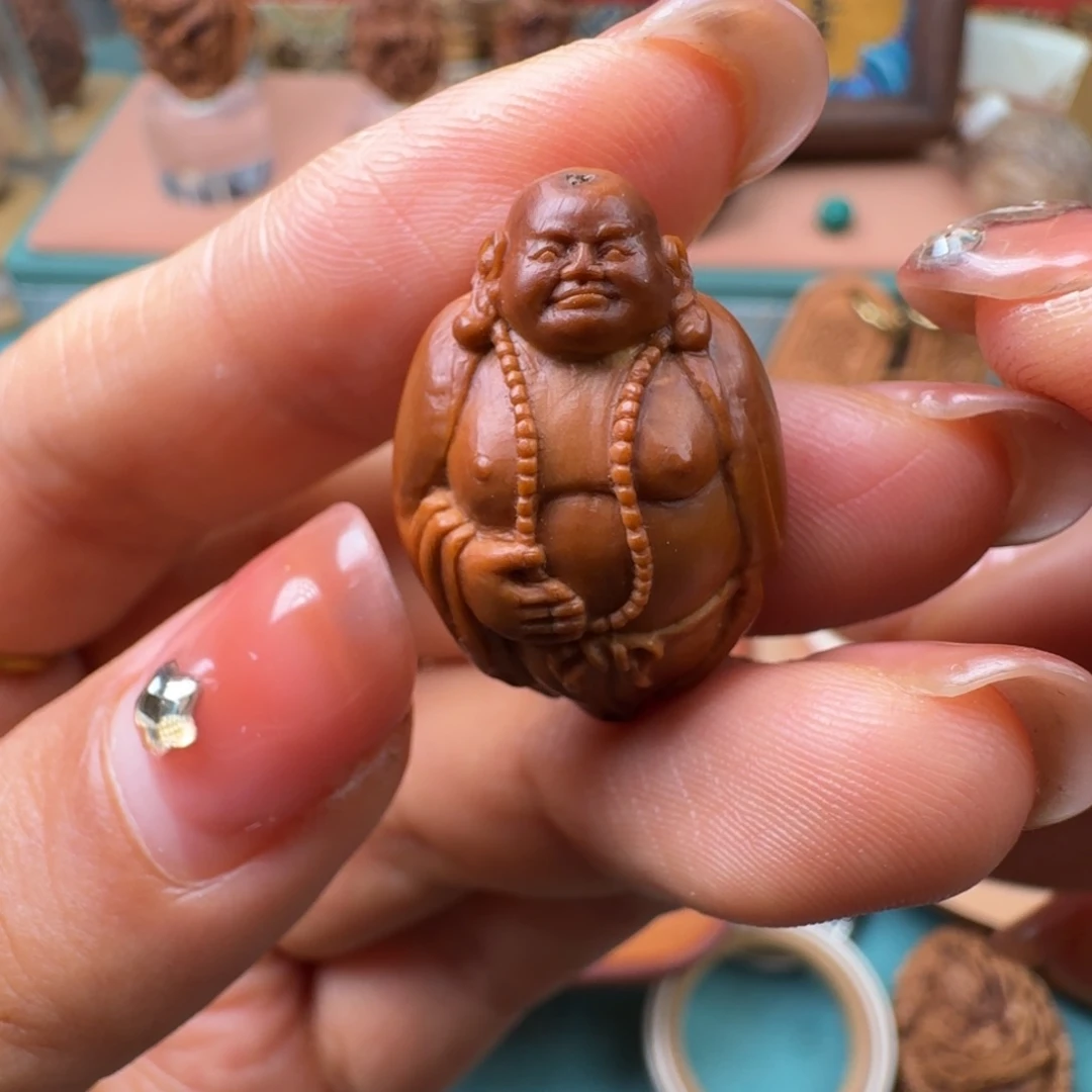 爱***…手串/手链橄榄核核潮核雕手工制作