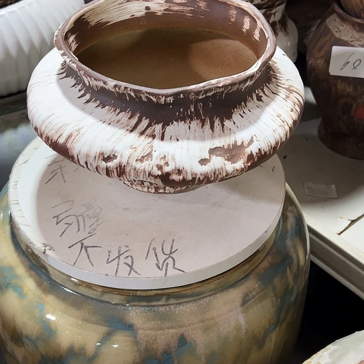 景德镇精品花盆栽适合盆栽适口19高16