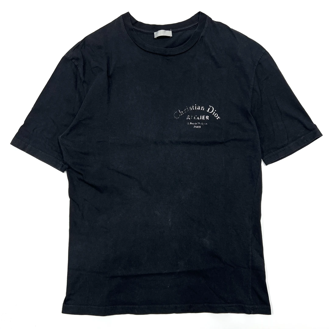 90新 DIOR/迪奥 95新 黑色字母logo圆领短袖 S码/1653/