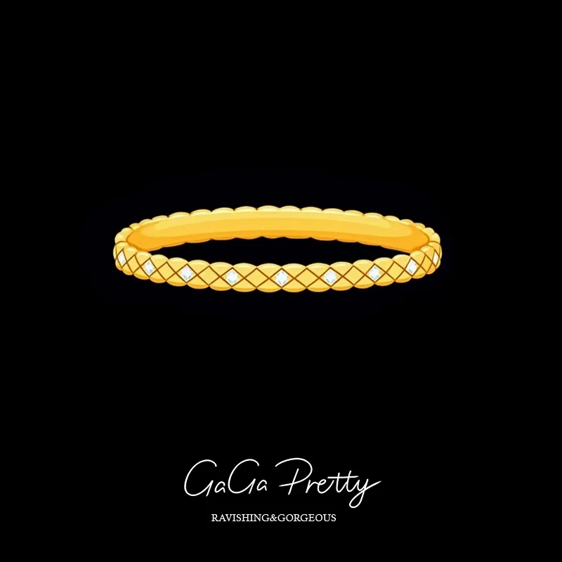 铜合金合成锆石手镯 GaGaPretty轻奢时尚手镯气质B1016