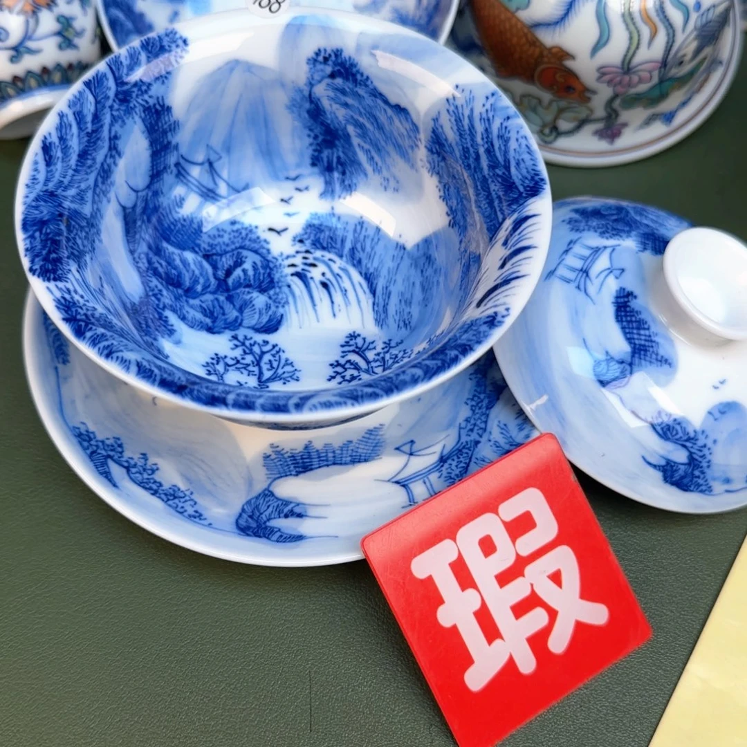 彦祖纯手工手绘茶具188