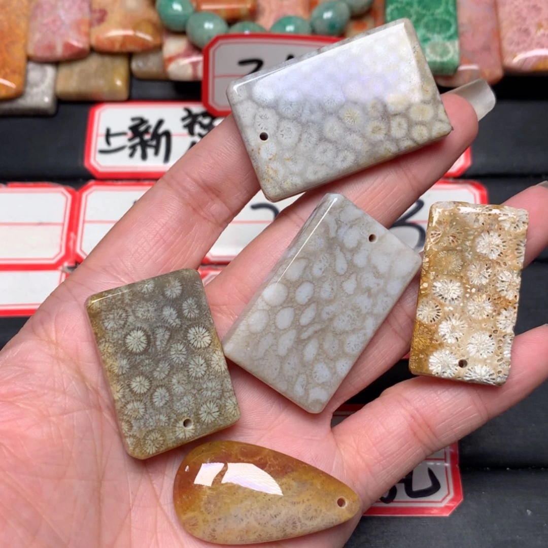 【闪购商品】未镶嵌颈饰硅化玉捡****?