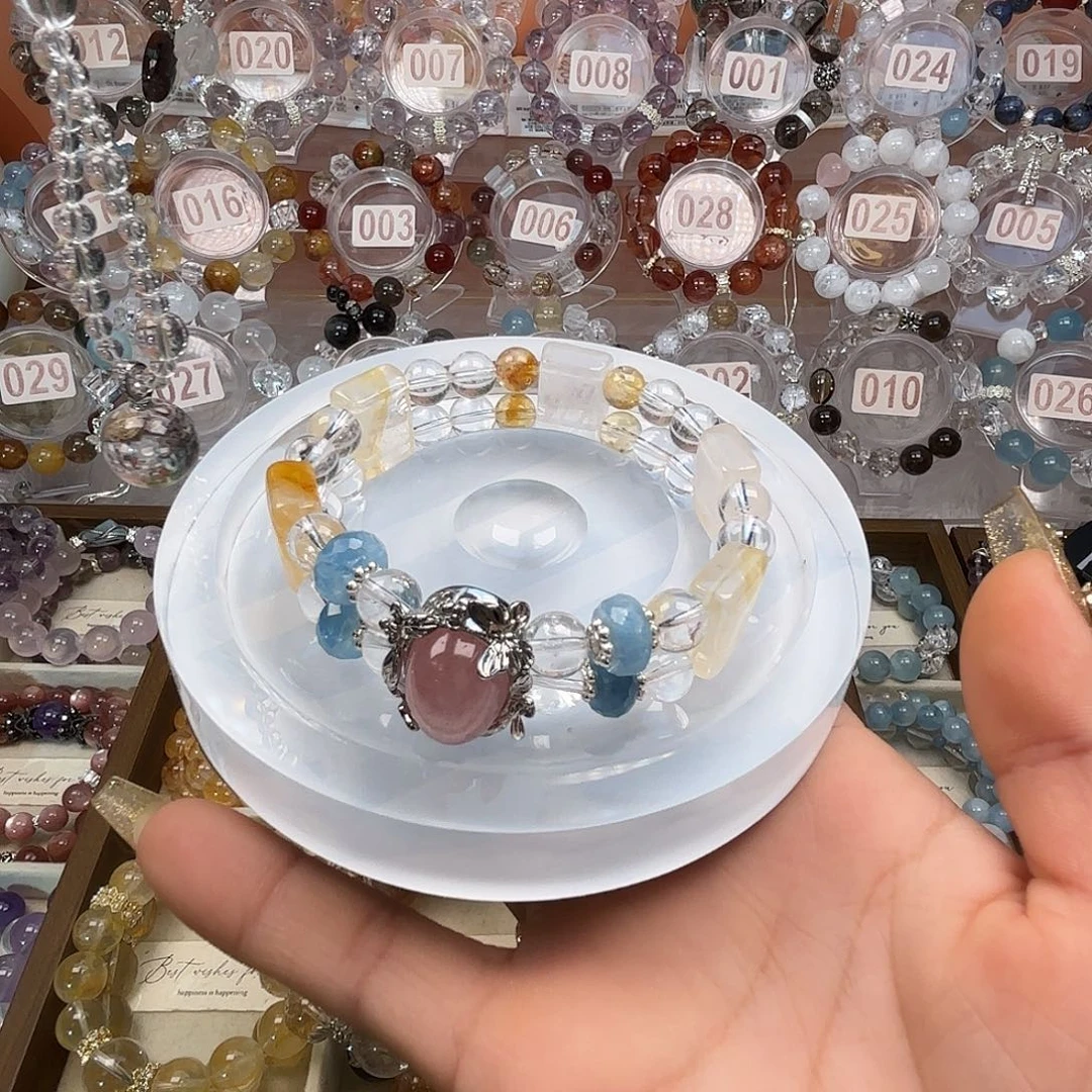 手链银S925镶嵌水晶