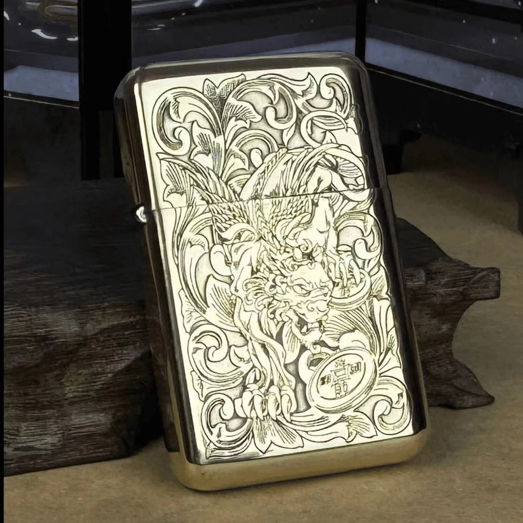 【佐罗三代790】纯铜财色双收煤油打火机（需自行加油）z