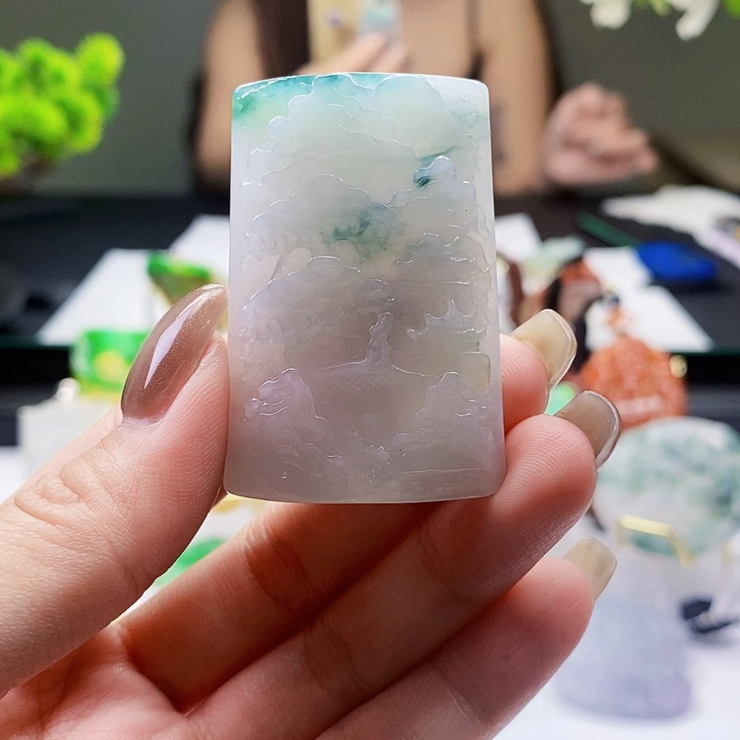 定制翡翠未镶嵌翡翠A货