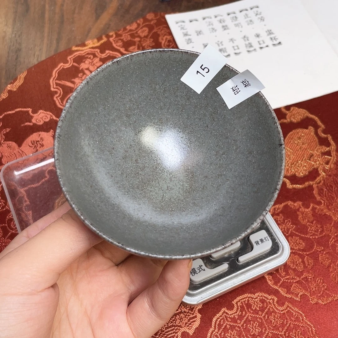 茶盏15 福临号建盏柴烧薄胎微瑕