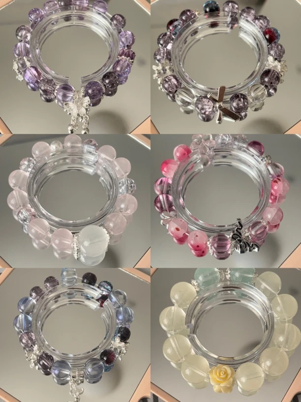 合金琉璃手链 孤品  DIY纯手工制作琉璃手串