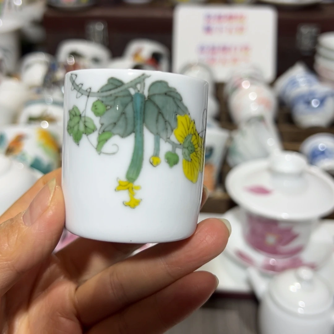 醴陵瓷直播供货基地炸福利60毫升手绘