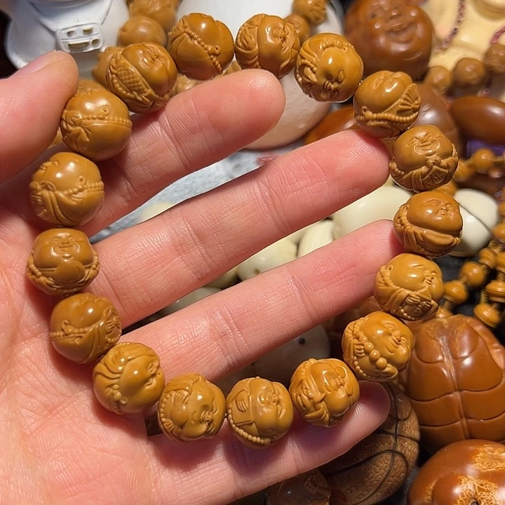 橄榄核手串/手链猴头1.45弥勒