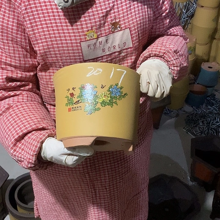 紫砂花盆紫砂花盆