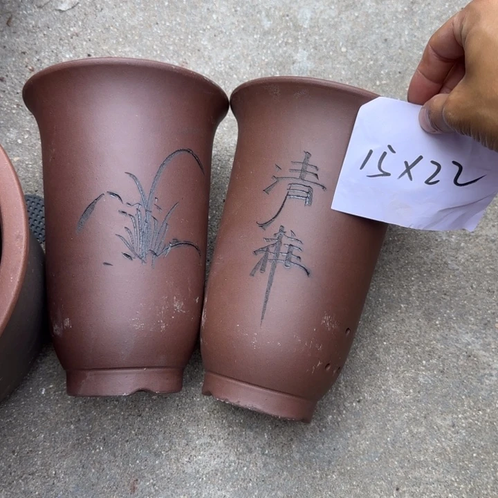 紫砂花盆特价秒杀