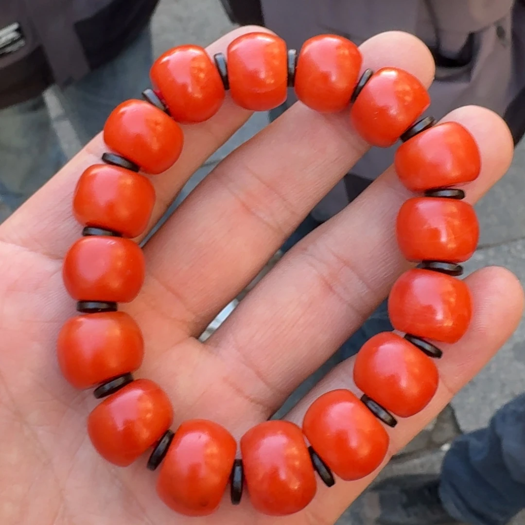 南红玛瑙手链未镶嵌
