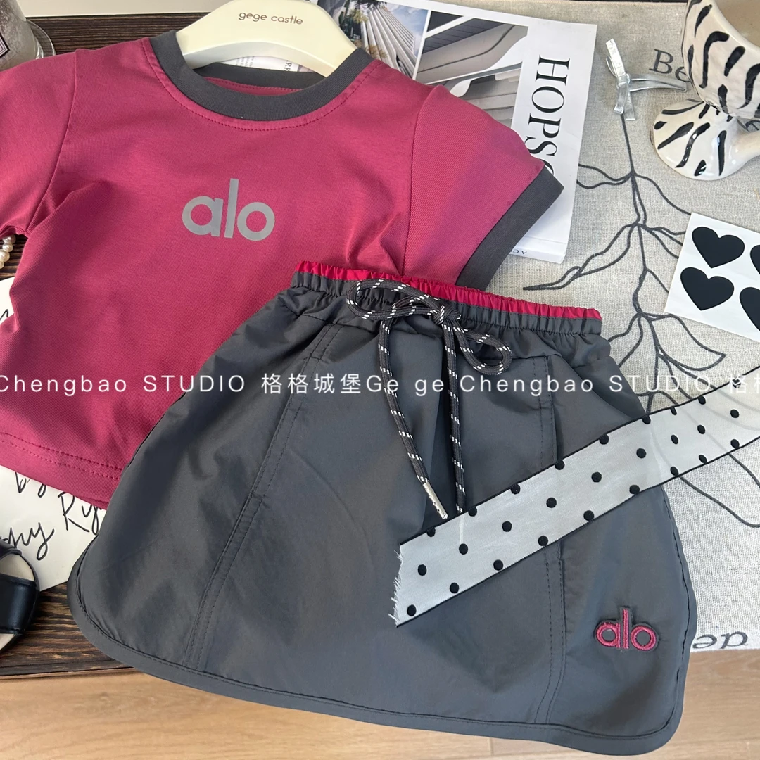 女童夏装套装2025新款洋气韩版女宝宝时髦夏季两件套CC199