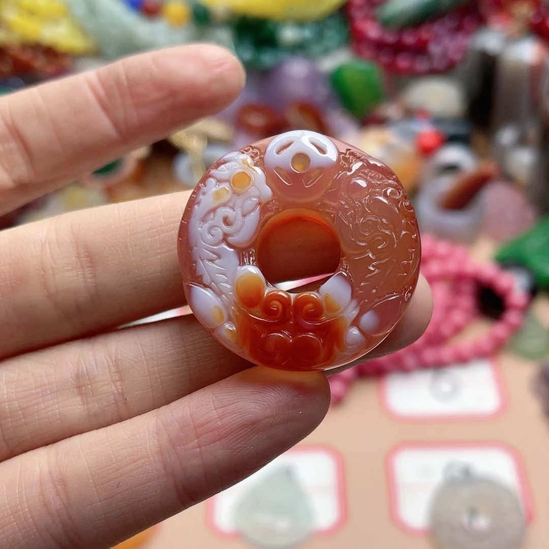玛瑙/玉髓颈饰合金泈*