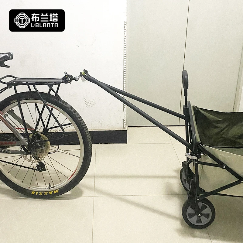 布兰塔 电动车拖挂 露营车连接器后挂式拖车连接杆摆摊拖车连接杆