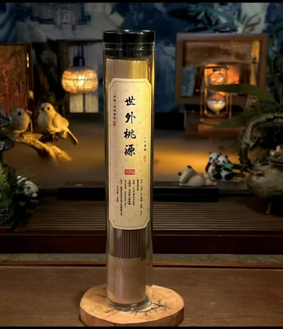 世外桃源100克线香 室内香薰 办公室 卧室客厅