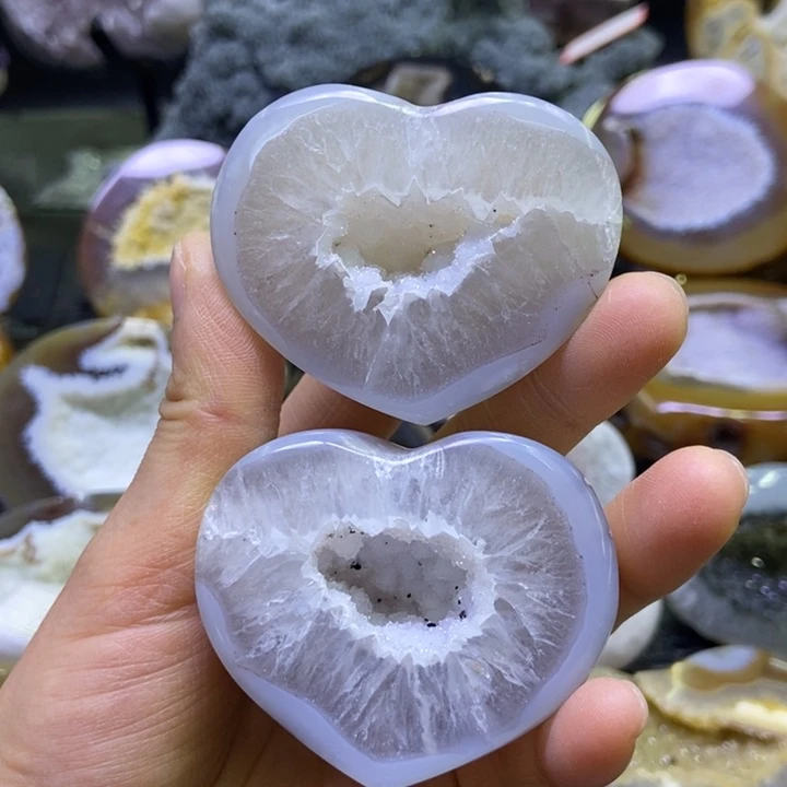 未镶嵌珠宝半成品水晶爱心软盆