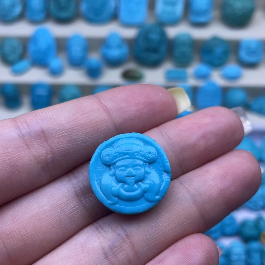 未镶嵌绿松石珠宝奇石