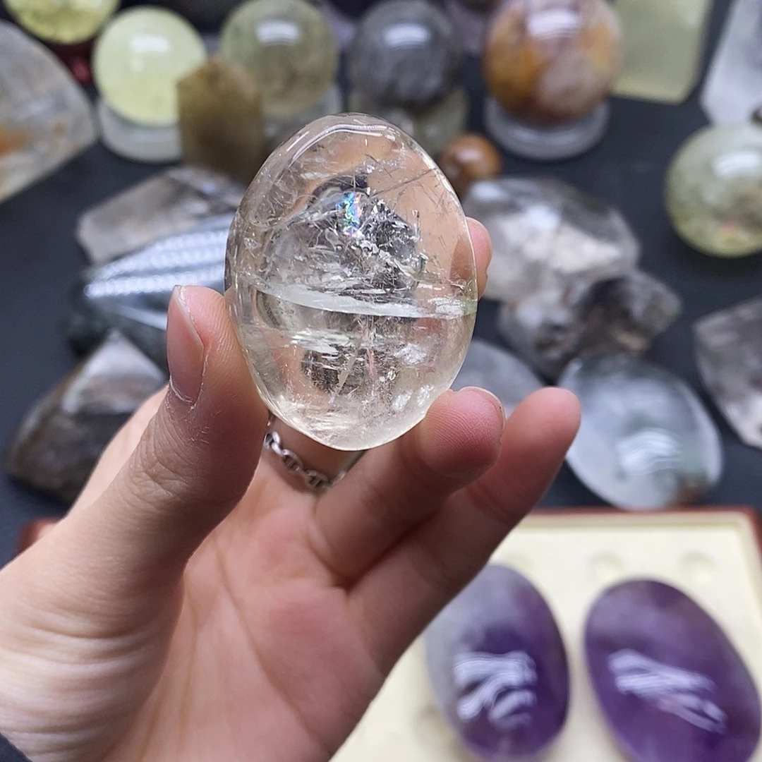 珠宝半成品未镶嵌水晶14水晶石
