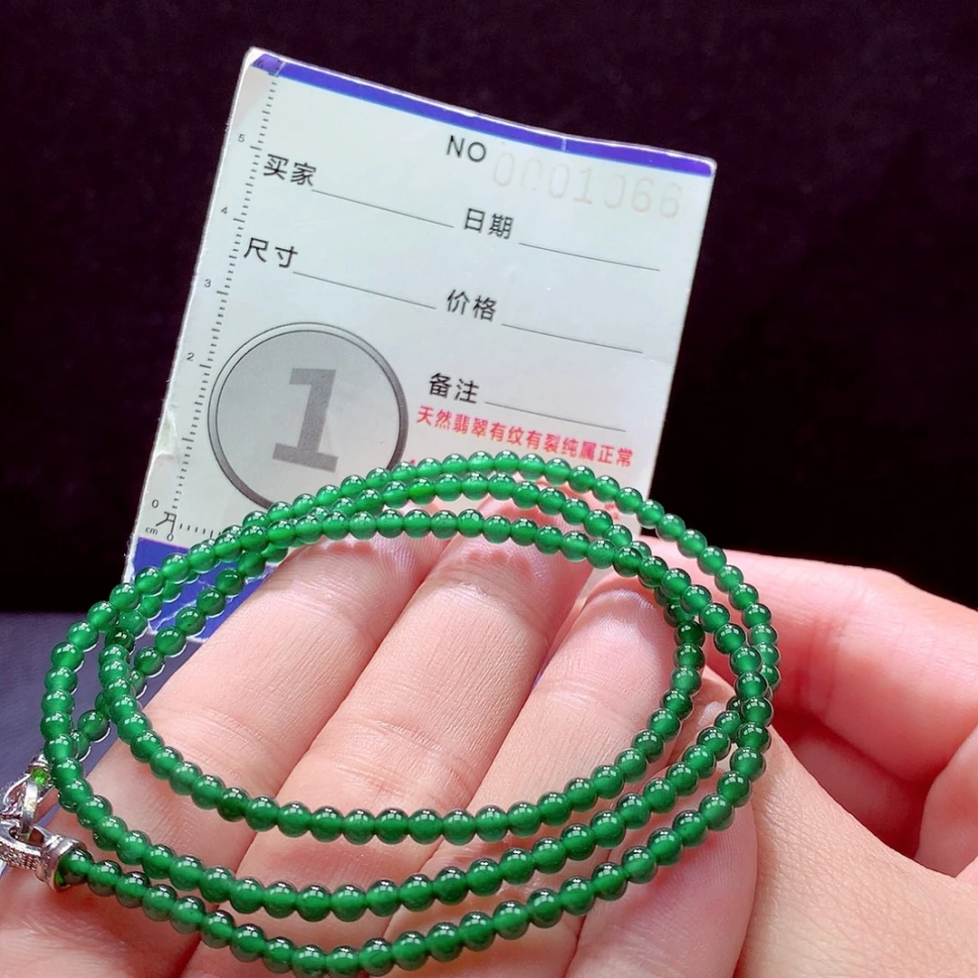 翡翠未镶嵌手链项链