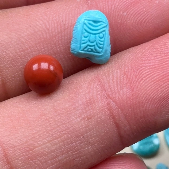 南红玛瑙未镶嵌珠宝半成品