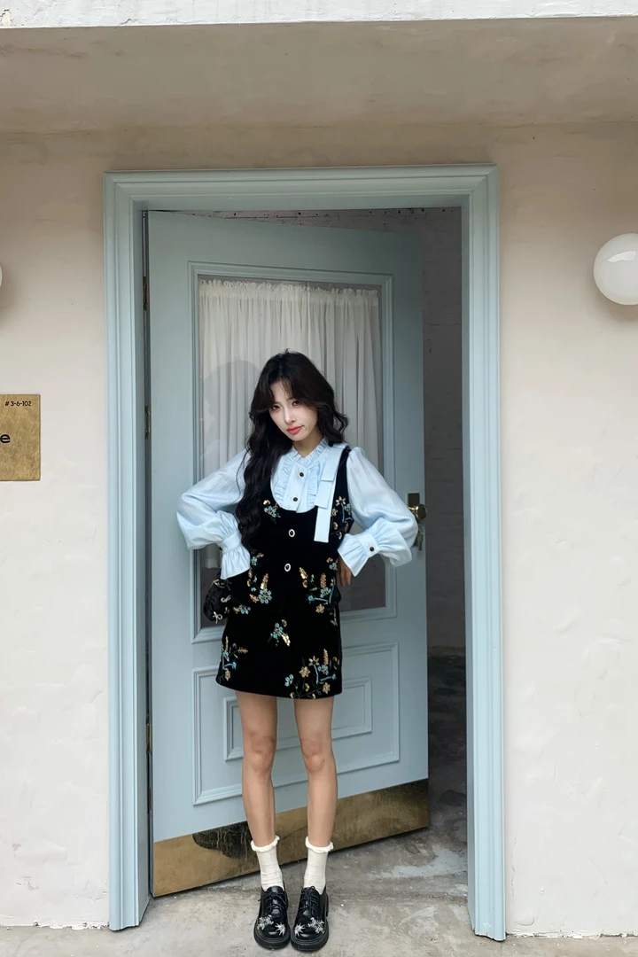 77清【微光萤火套装】品质女装洋气出行时尚休闲财阀千金小众老钱风