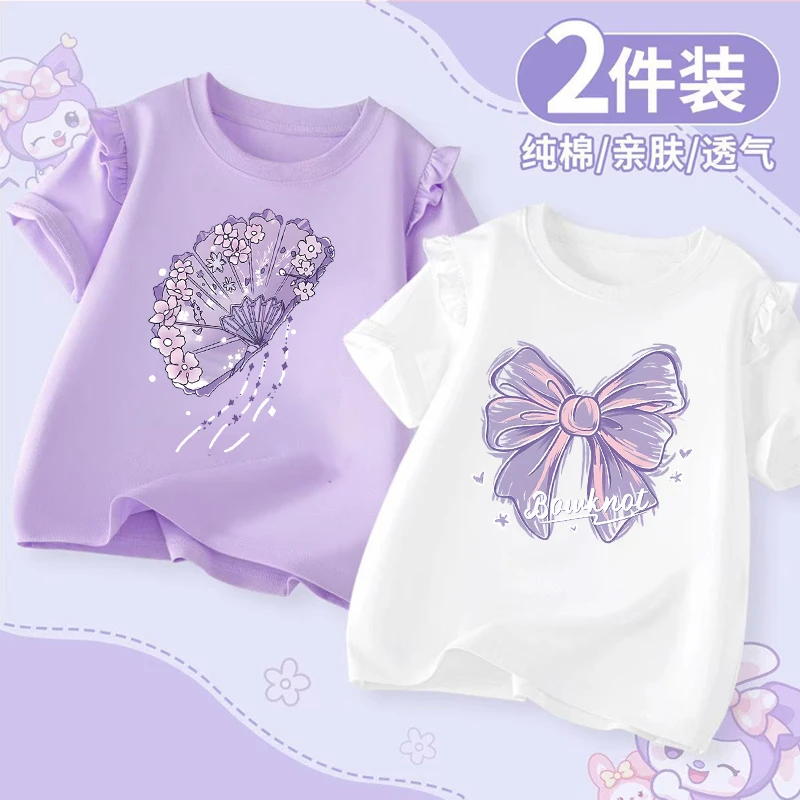 夏季纯棉女童长袖t恤儿童纯棉童装上衣小女孩新款爆款洋气夏装潮