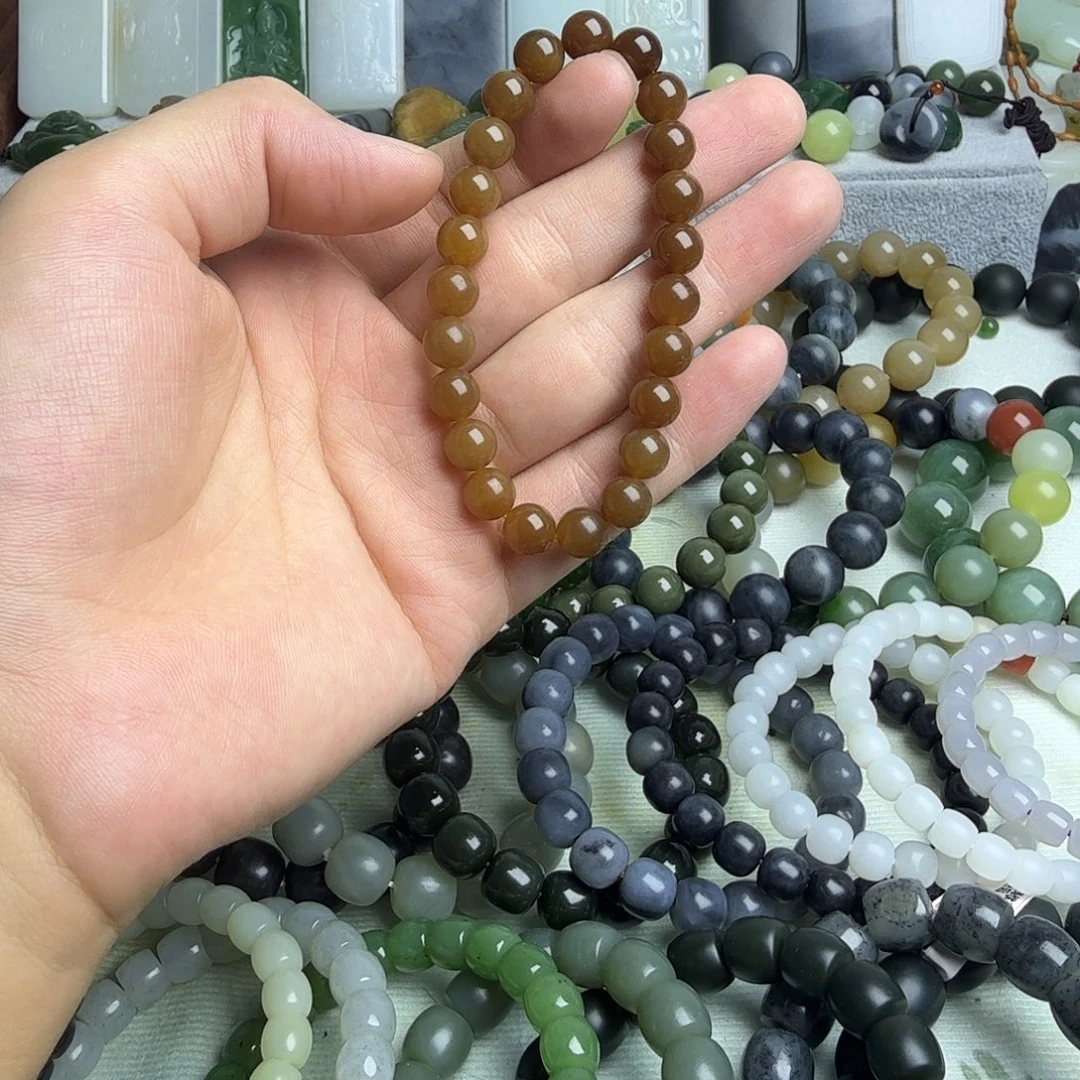 未镶嵌手串和田玉