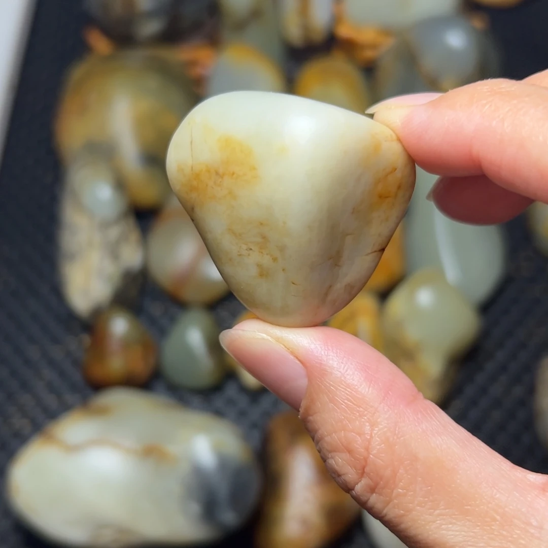 和田玉未镶嵌挂件29